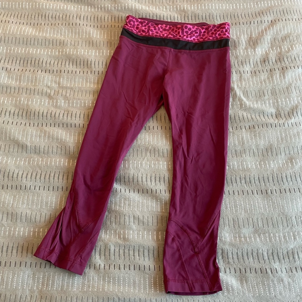 Lululemon Crop Cheetah Leggings